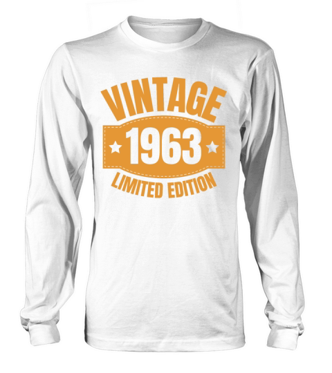 60 Years Vintage 1963 Retro 60th Birthday Long sleeved Unisex