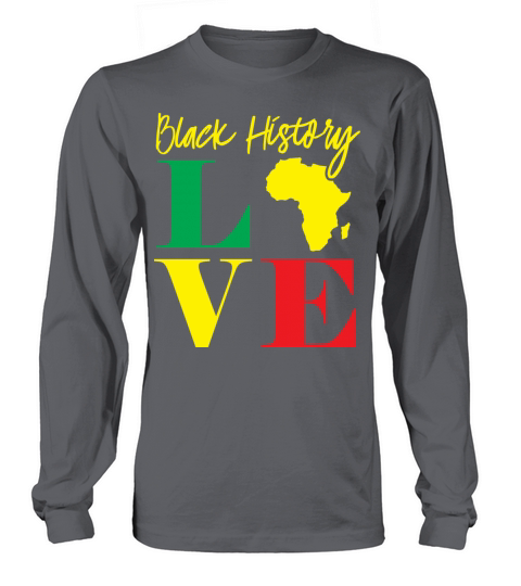 African American Clothing Gift Men Women Black Long sleeved Unisex
