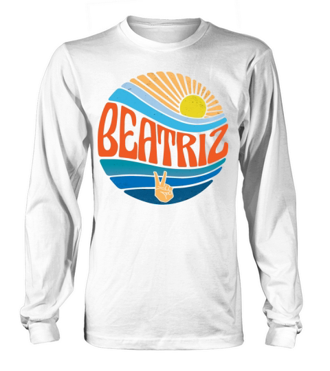 Beatriz Shirt Vintage Sunset Beatriz Groovy Tie Long sleeved Unisex