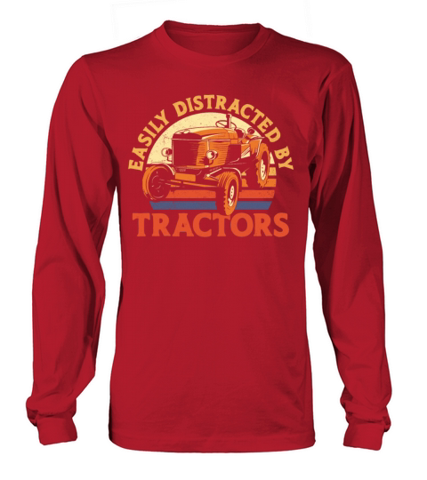 Farming Farmer Vintage Tractor Long sleeved Unisex