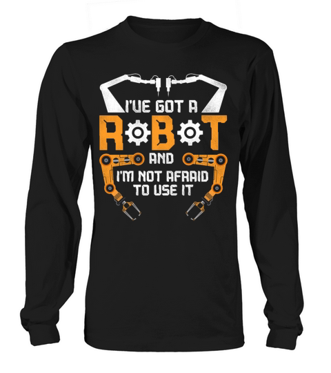 Robot Robotics Engineer Vintage Long sleeved Unisex