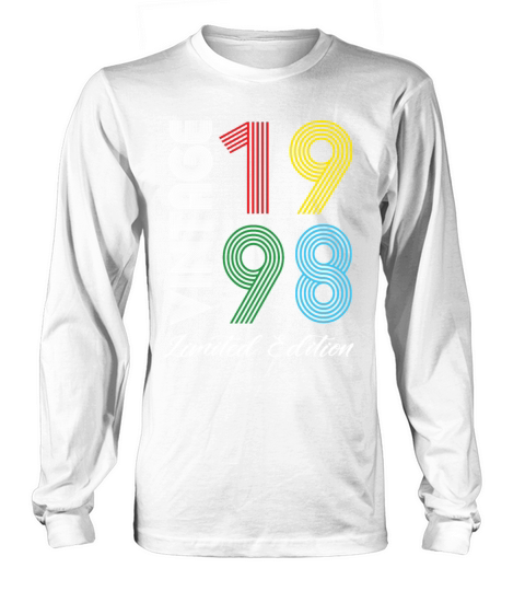 Vintage 1998 Vintage Birthday Retro Vintage Long sleeved Unisex