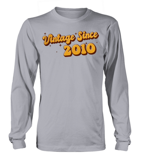 Vintage since 2010 13 Years Old - Groovy 13rd Long sleeved Unisex