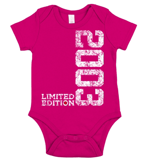 20th BIRTHDAY LIMITED EDITION 2003 VINTAGE Short Sleeve Baby One-Piece