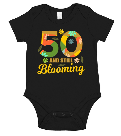 50th Birthday 50 years old Gift Idea Short Sleeve Baby One-Piece