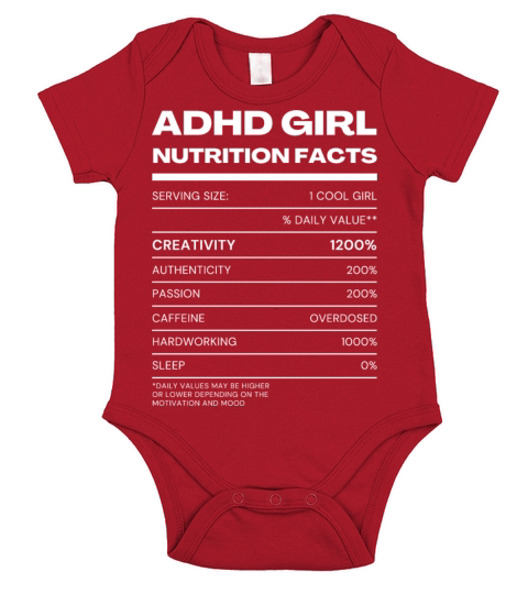 ADHD Quote Short Sleeve Baby One-Piece