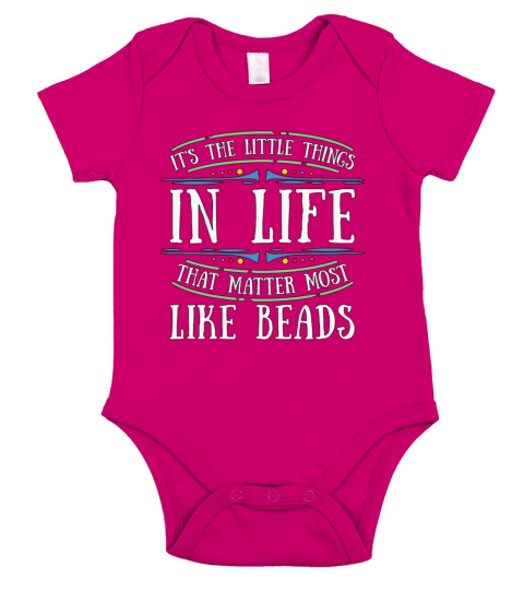 Beading Its The Little Things In Beadwork Beader Short Sleeve Baby One-Piece