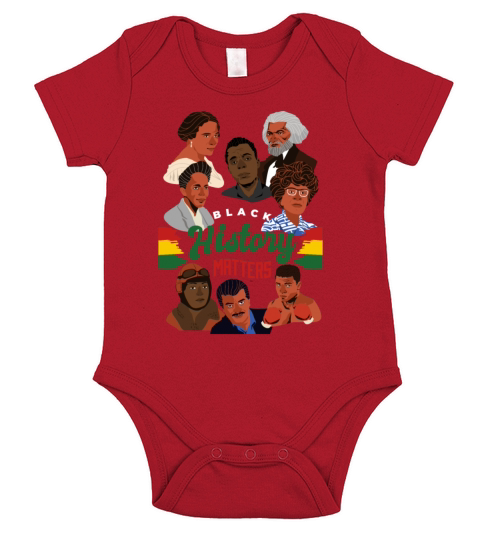 Black History Month African American History Short Sleeve Baby One-Piece
