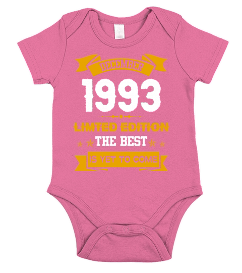 December 1993 Birthday Surprise Short Sleeve Baby One-Piece