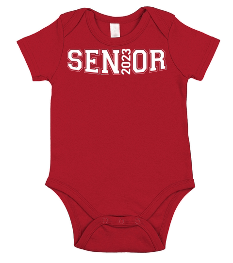 Graduate Senior Class Of 2023 College Senior Short Sleeve Baby One-Piece
