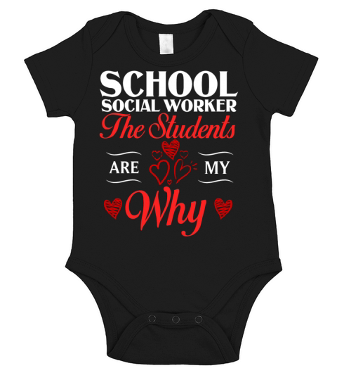 School Social Worker Quotes Appreciation Office Short Sleeve Baby One-Piece