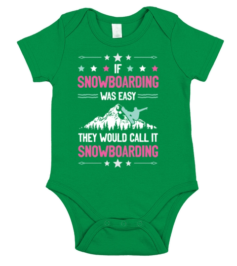 snowboarder snowboarding Short Sleeve Baby One-Piece