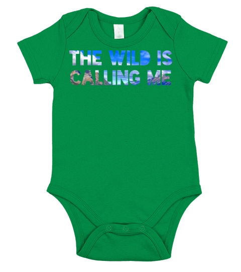 The wild is calling me Short Sleeve Baby One-Piece