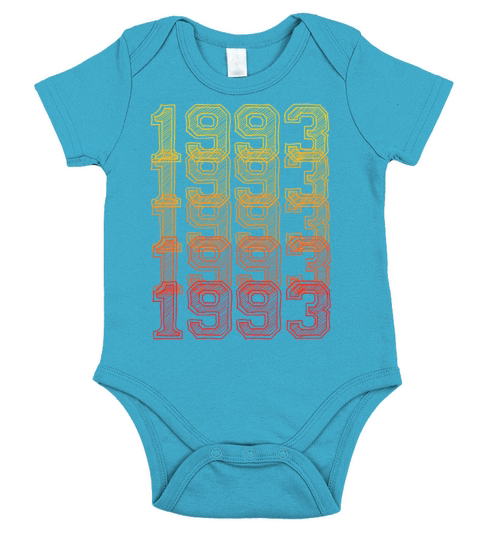 Vintage Year 2003 20 Years 20th Birthday Retro Short Sleeve Baby One-Piece