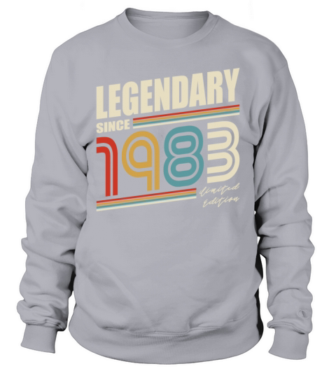 40th birthday vintage 1983 legendary since 1983 Sweatshirt Unisex