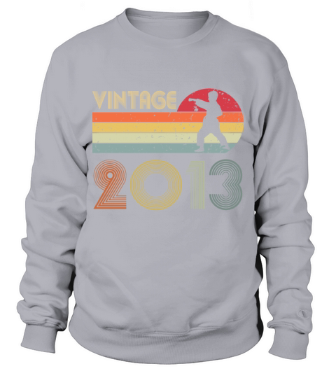 9th Birthday Karate Taekwondo Vintage 2013 Outfit Sweatshirt Unisex