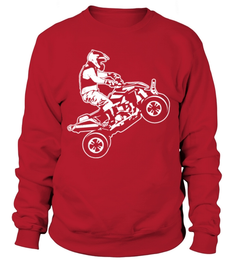 all terrain vehicles cool BIKER drawing art theme Sweatshirt Unisex