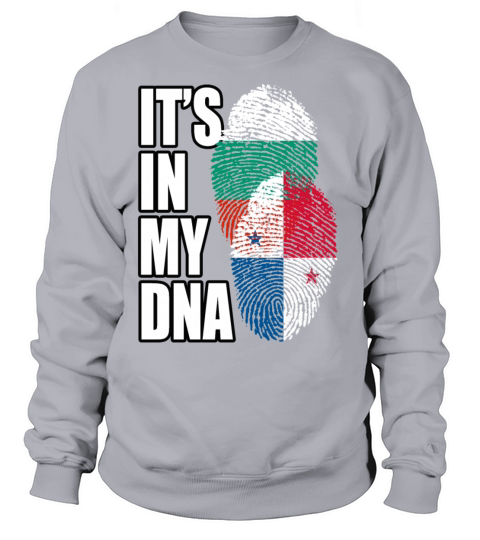 Bulgarian And Panamanian Mix Heritage DNA Flag Sweatshirt Unisex