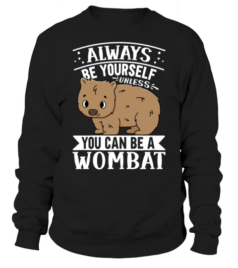 Native Australian Animal Lovers Cute Wombat Sweatshirt Unisex