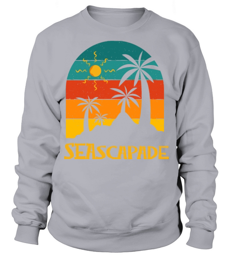 Seascapade Summer Trip Tropical Travel Beach Sweatshirt Unisex