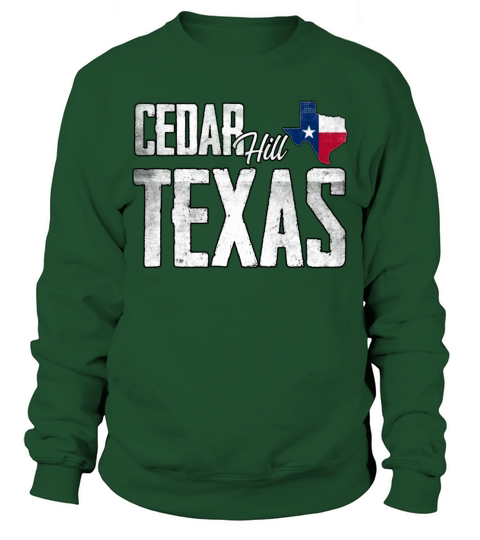 Vintage Cedar Hill Texas Flag Sweatshirt Unisex
