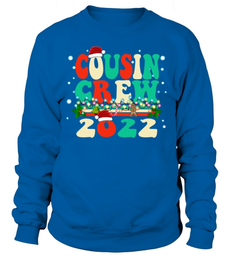 Vintage Color Classic Christmas Design - Cousin Cr Sweatshirt Unisex
