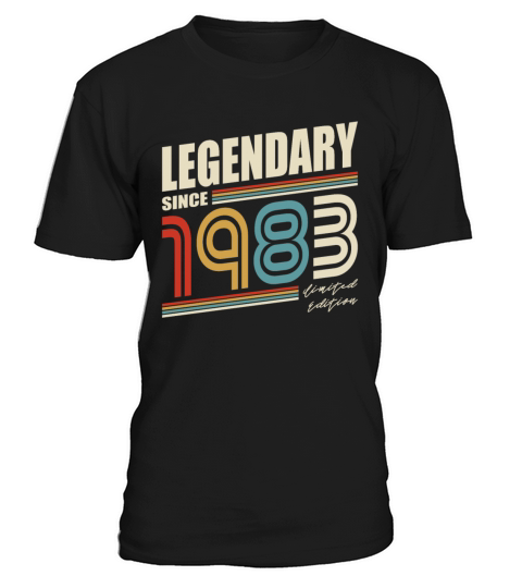 40th birthday vintage 1983 legendary since 1983 T-Shirt Unisex