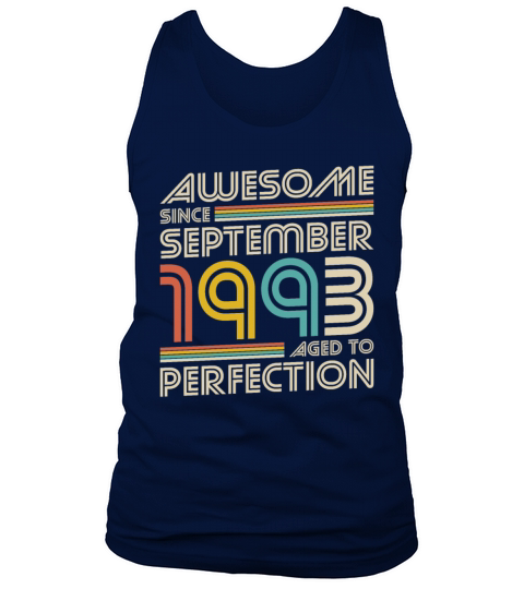 30th birthday vintage awesome since september 1993 Tank Top Unisex