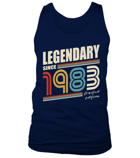 40th birthday vintage 1983 legendary since 1983 Tank Top Unisex