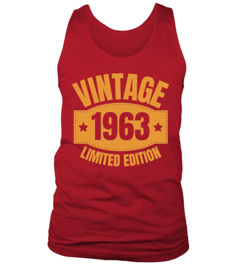 60 Years Vintage 1963 Retro 60th Birthday Tank Top Unisex