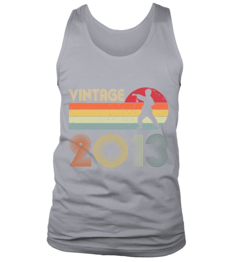 9th Birthday Karate Taekwondo Vintage 2013 Outfit Tank Top Unisex