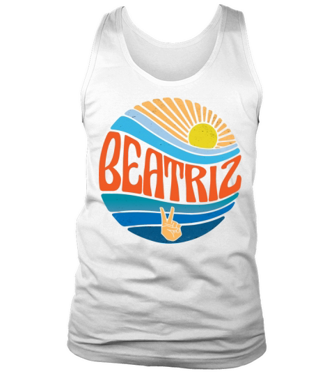 Beatriz Shirt Vintage Sunset Beatriz Groovy Tie Tank Top Unisex