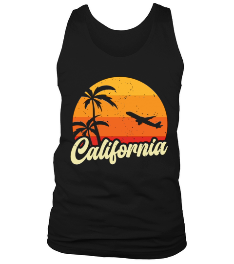 California Summer Sun Palms Beach Water Cali Love Tank Top Unisex