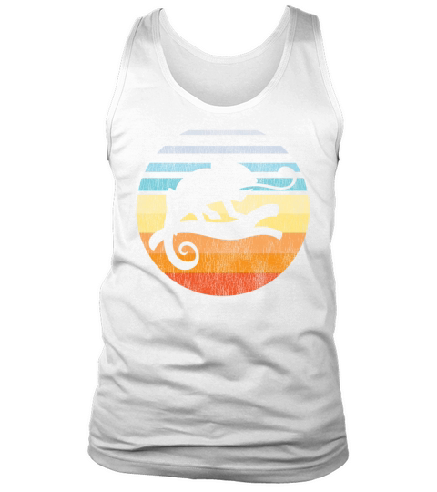 Chameleon Retro Vintage Sunset Tank Top Unisex
