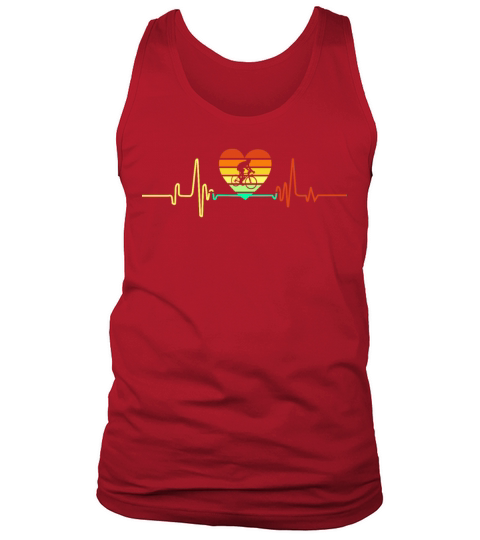 Cyclist Hearbeart Tank Top Unisex