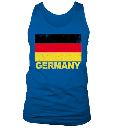 Germany Flag Vintage German Nationality Roots Trav Tank Top Unisex