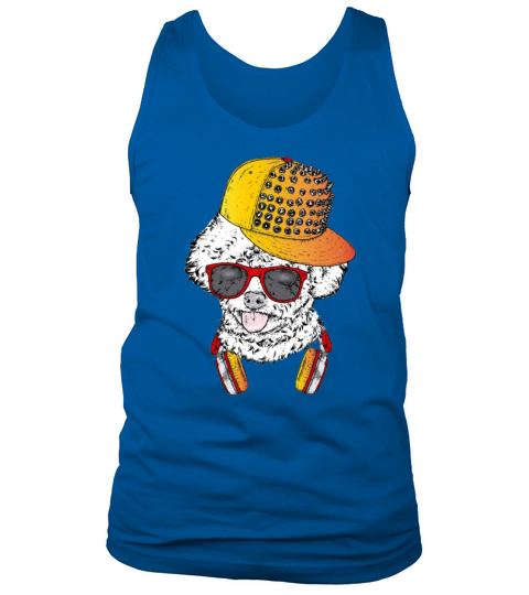 Hipster dog in stylish clothes Tank Top Unisex