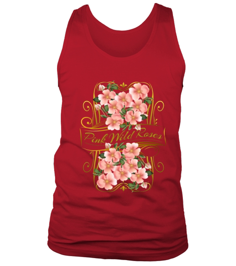 Pink Wild Roses-Vintage Tank Top Unisex