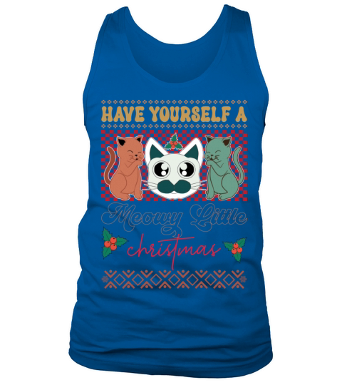 Merry Christmas retro vintage pink santa claus Tank Top Unisex