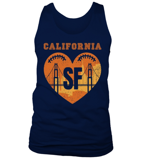 San Francisco Vintage California Souvenir Golden G Tank Top Unisex