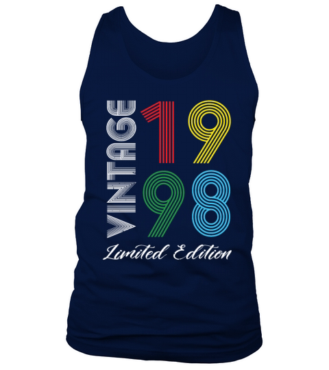 Vintage 1998 Vintage Birthday Retro Vintage Tank Top Unisex