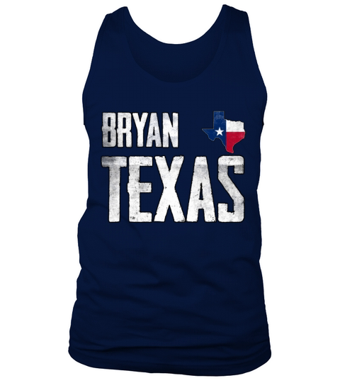 Vintage Bryan Texas Flag Tank Top Unisex