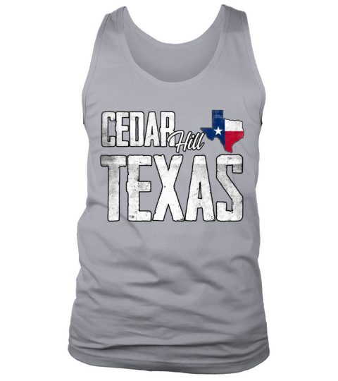 Vintage Cedar Hill Texas Flag Tank Top Unisex