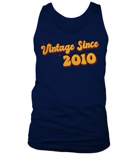 Vintage since 2010 13 Years Old - Groovy 13rd Tank Top Unisex