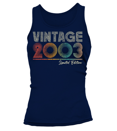 20 Years Old Vintage 2003 20th Birthday Gifts Tank top Woman