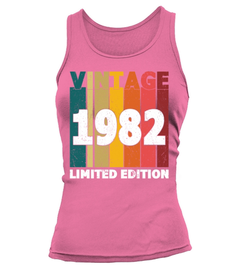 40th Birthday Vintage 1982 Limited Edition Tank top Woman