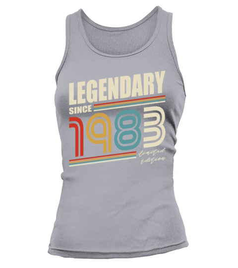 40th birthday vintage 1983 legendary since 1983 Tank top Woman