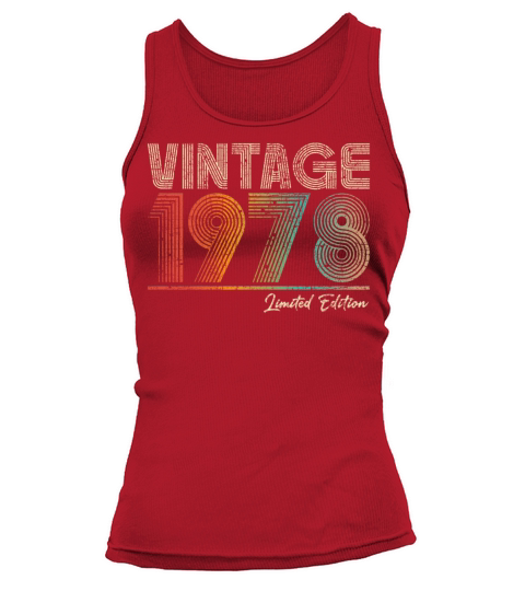 45 Years Old Vintage 1978 45th Birthday Gifts Tank top Woman