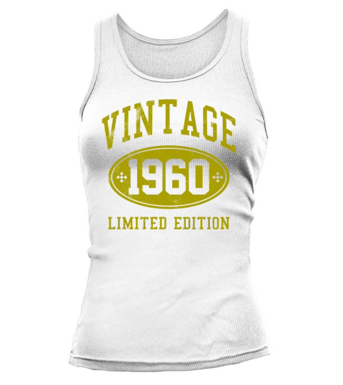 60th Birthday Vintage 1960 Funny Gift Tank top Woman