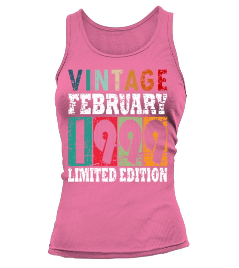 Born 1999 February 24th Birthday Gift Tank top Woman